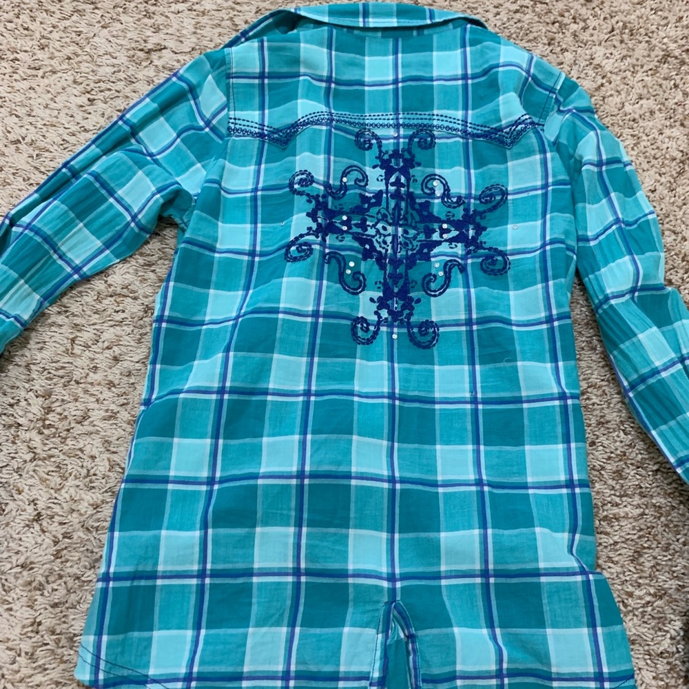 women’s button down western shirt
